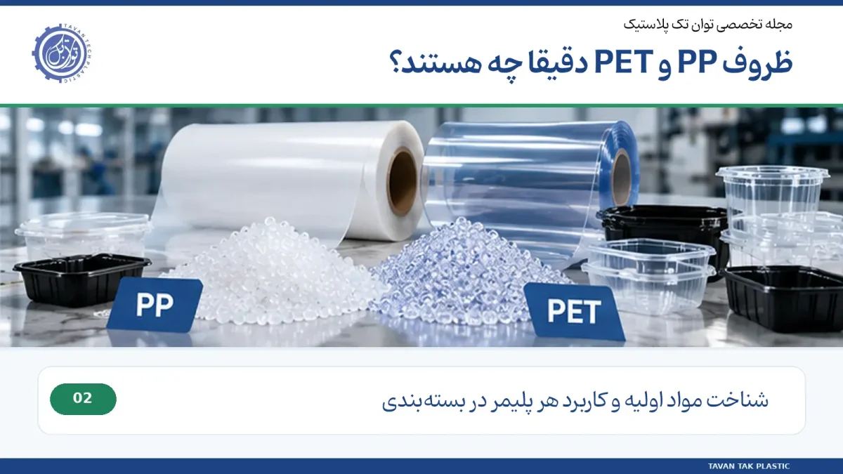 ظروف PP و PET چه هستند و چه ویژگی‌هایی دارند؟