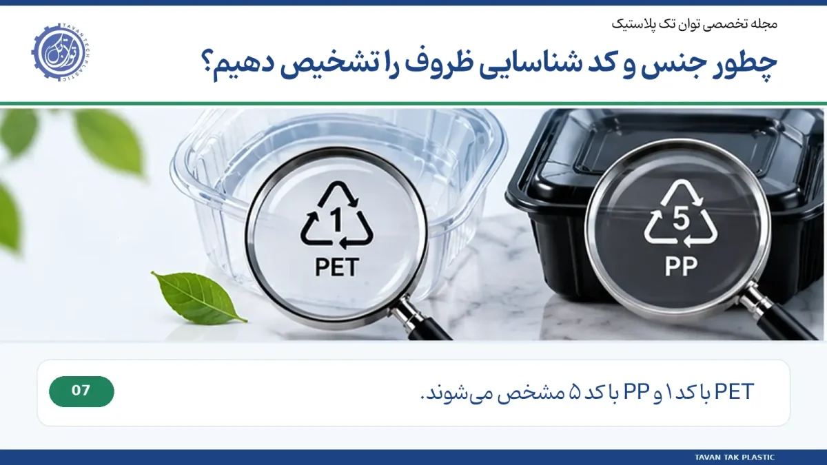 چطور جنس، استاندارد و قابلیت بازیافت ظروف را تشخیص دهیم؟